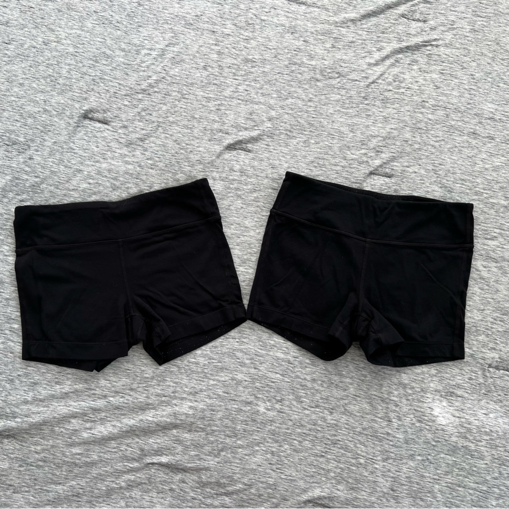 Athleta Black Exercise Short Pair